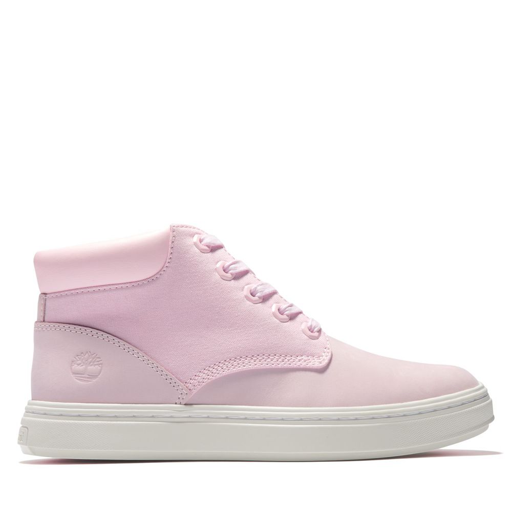 Timberland Womens Sneakers Bria High-Top - Pink - India KE2561793